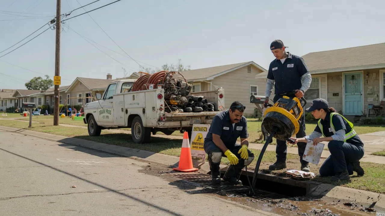 Drain Cleaning in Red Rock, TX near me